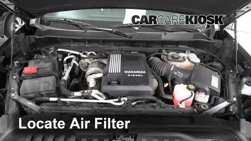 2021 Chevrolet Silverado 1500 High Country 3.0L 6 Cyl. Turbo Diesel Filtre à air (moteur)